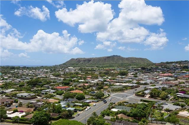 The Back of Diamond Head from Unit 17D