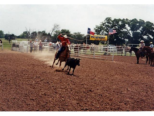 This arena is 180 x 430 with great ground, roping chute, return