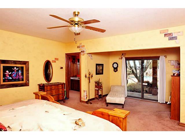 From the Master bedroom there is a great view and access to the