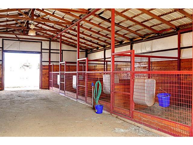 The 8 stall barn