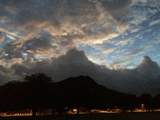 Sunrise over Diamond Head