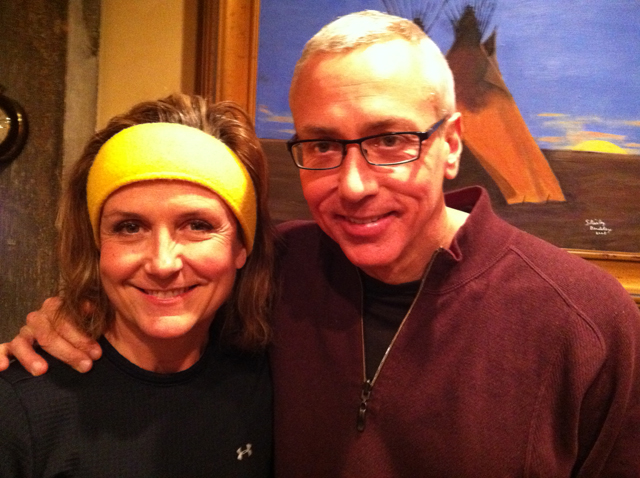 Jane McGarry and Dr. Drew at the Yellowstone Club.