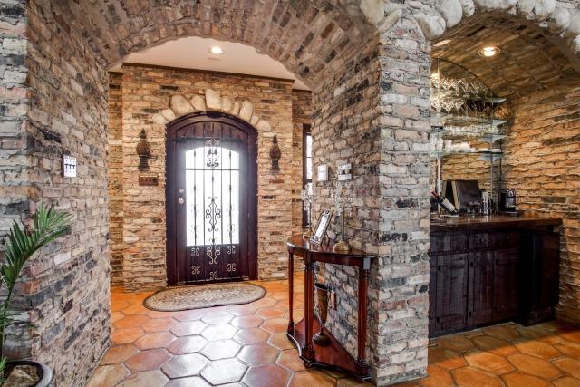 Main house archway and wet bar