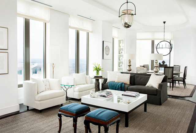 "Typical" Living Room at Mandarin Oriental Atlanta