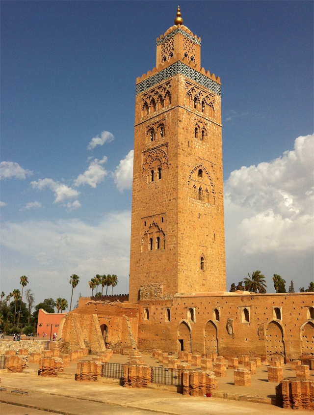 Minaret of the Koutoubia Mosque, built 1190AD