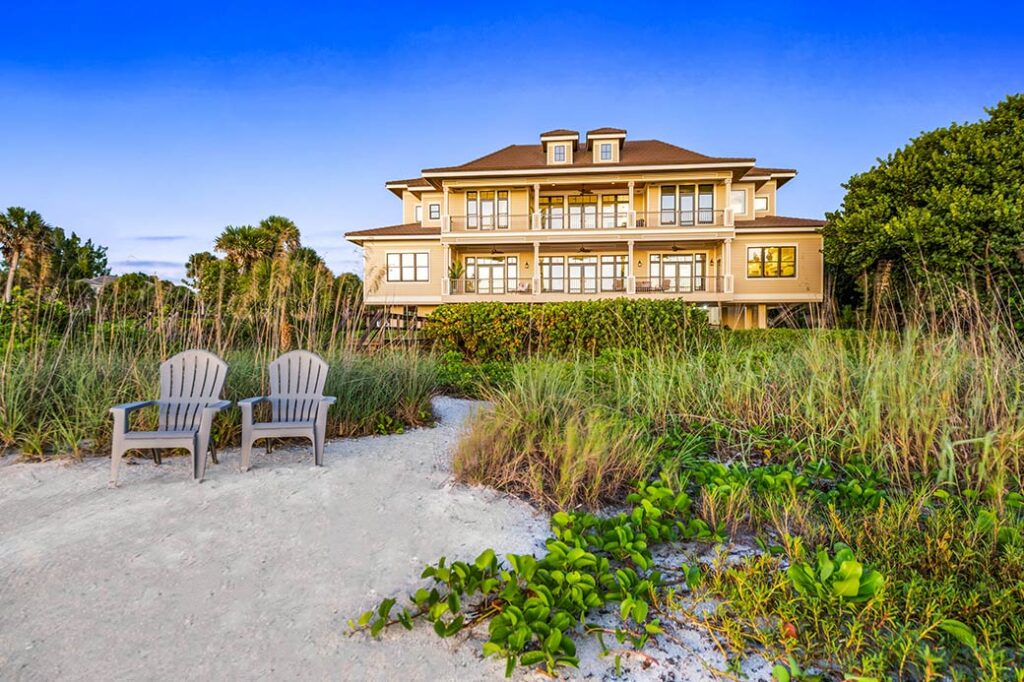 Beachfront living on Casey Key